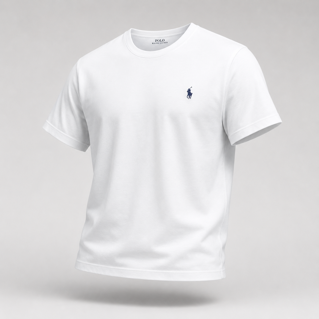 Minimal Logolu Basic T-Shirt - Beyaz