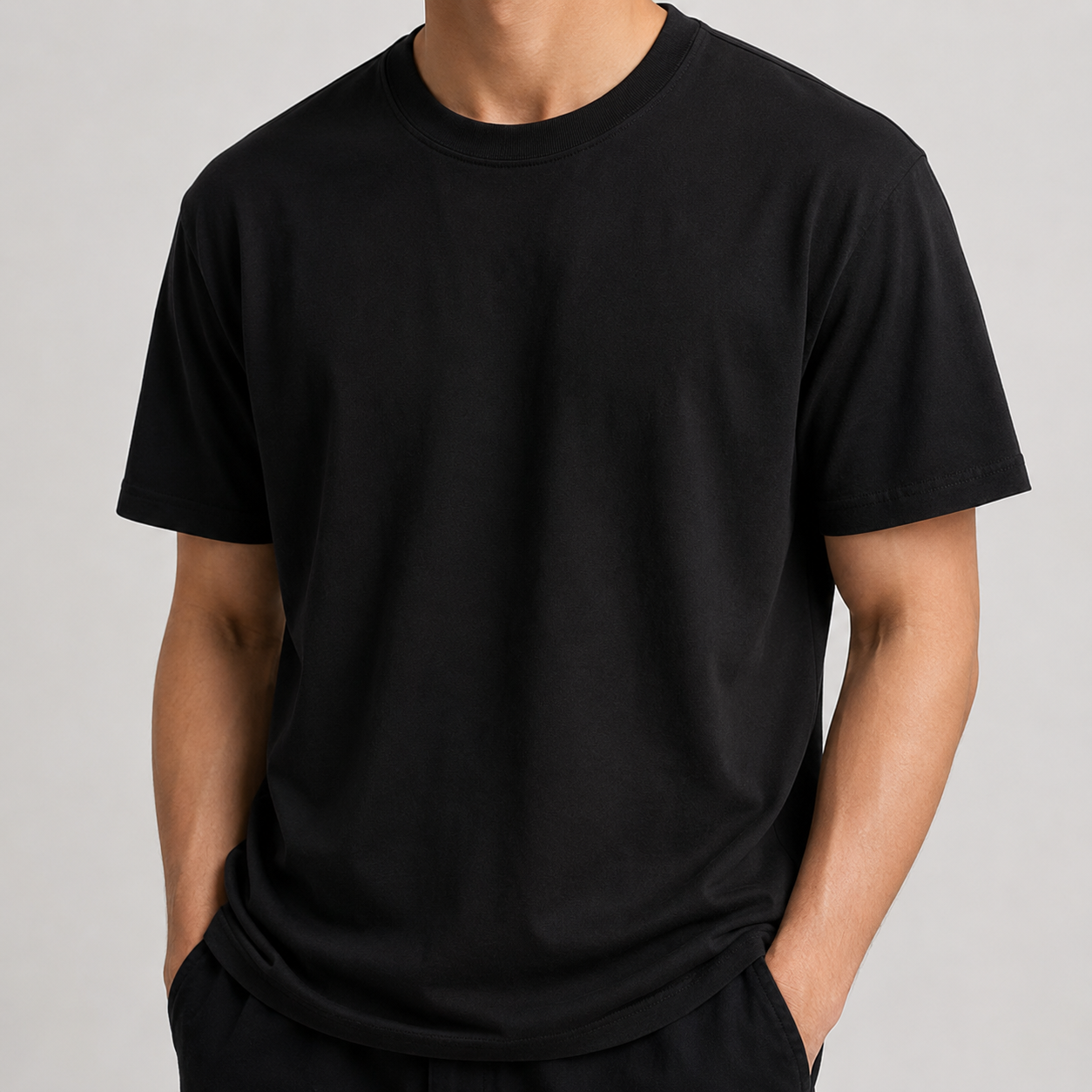 Basic Regular Fit T-Shirt - Siyah
