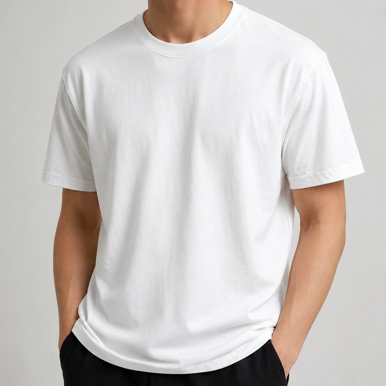 Basic Regular Fit T-Shirt - Beyaz